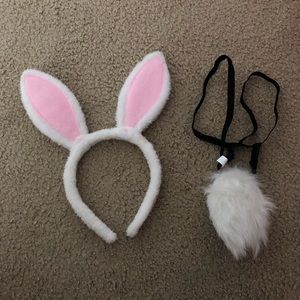 halloween bunny ears and tail
